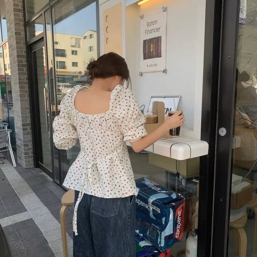 [BUNJANG] Favorite Things Rosy Blouse Size 1 / 페이보릿띵스 페보띵 로지 블라우스 1사이즈