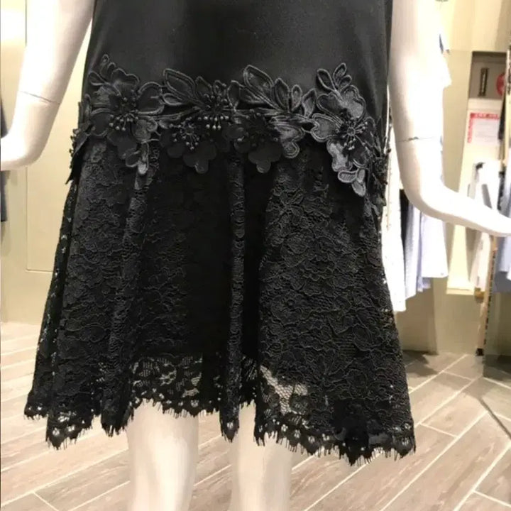 [BUNJANG] Ozsece Second Lace Dress / 한섬 오즈세컨 레이스.원피스