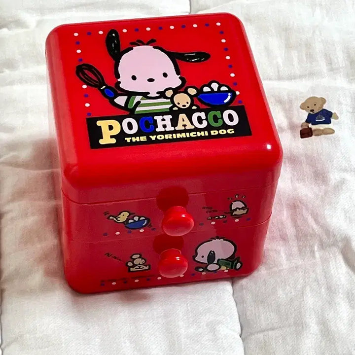 [BUNJANG] Sanrio Pochacco Vintage Storage Box / 산리오 포차코 고전 수납합
