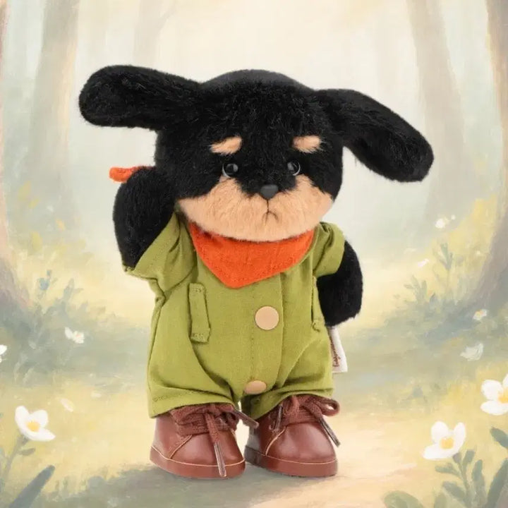 [BUNJANG] Teddy Tails Doggie Squad Luke Dachshund Plush / 테디테일즈 도기스쿼드 루크(닥스훈트)
