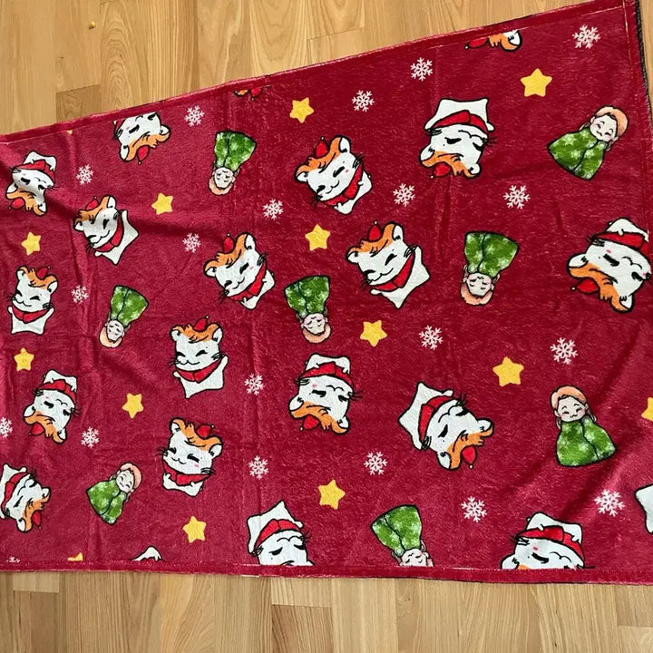 [BUNJANG] Mamamoo Moonbyul Hamzzi Box Winter Blanket / 마마무 문별 햄찌박스 겨울 담요