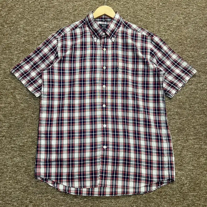 [BUNJANG] Kent Vintage Japanese Check Short-Sleeve Shirt LL / Kent 일본 빈티지 체크 반팔 셔츠 LL