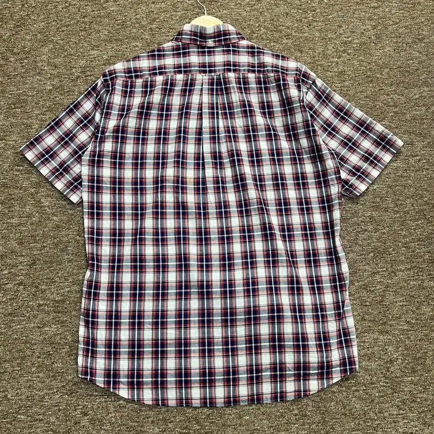 [BUNJANG] Kent Vintage Japanese Check Short-Sleeve Shirt LL / Kent 일본 빈티지 체크 반팔 셔츠 LL