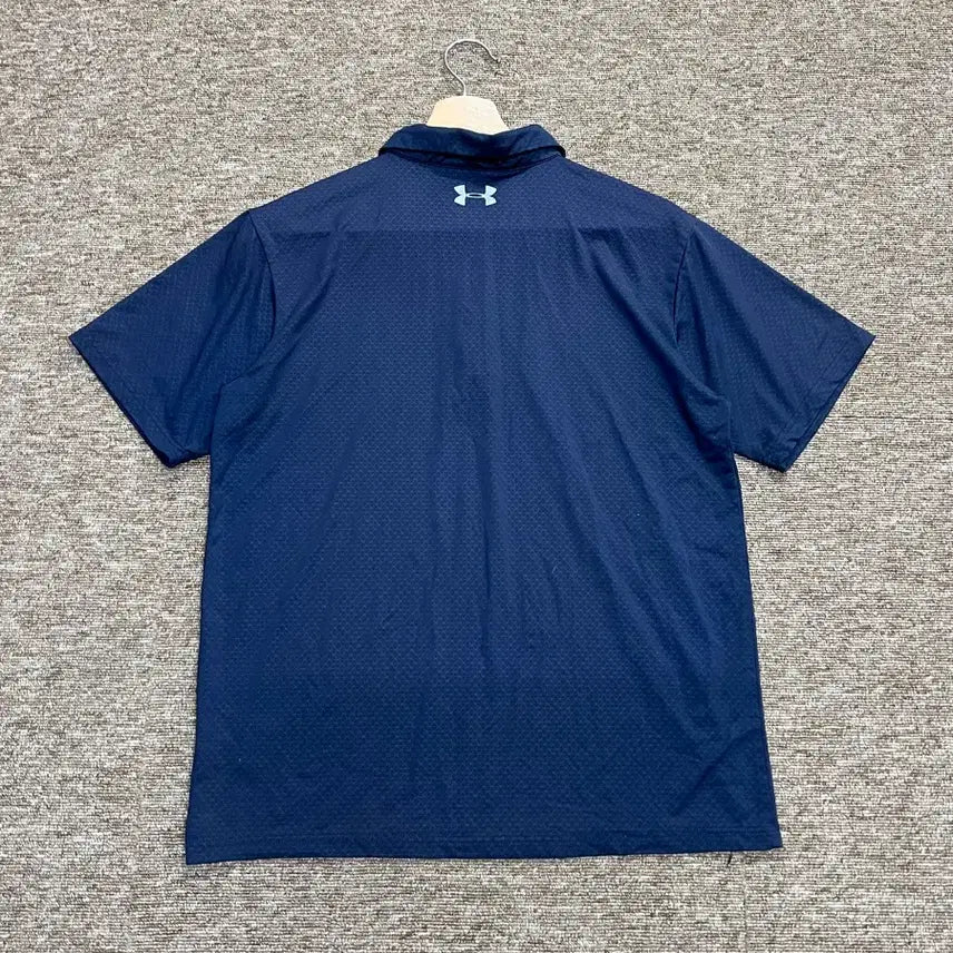[BUNJANG] Under Armour Navy Short Sleeve Polo Shirt - Size M / 언더아머 네이비 반팔 카라티 M