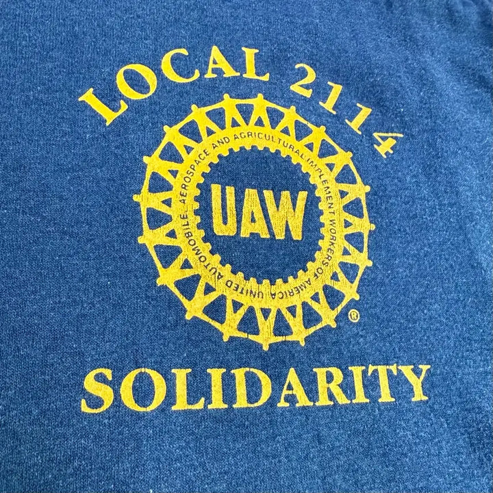 [BUNJANG] 1980s UAW Local 2114 Union Made T-Shirt / 80s UAW 노동조합 빈티지 티셔츠