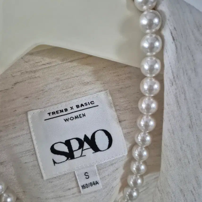 [BUNJANG] SPAO Cropped Jacket Ivory Size S / SPAO 크롭 자켓 아이보리 S 사이즈