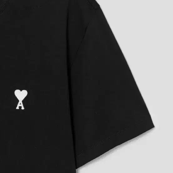 [BUNJANG] AMI Paris Small Heart Logo T-Shirt Black XL / 정품 아미 모노 스몰 하트 반팔 블랙 XL 새상품 무료배송