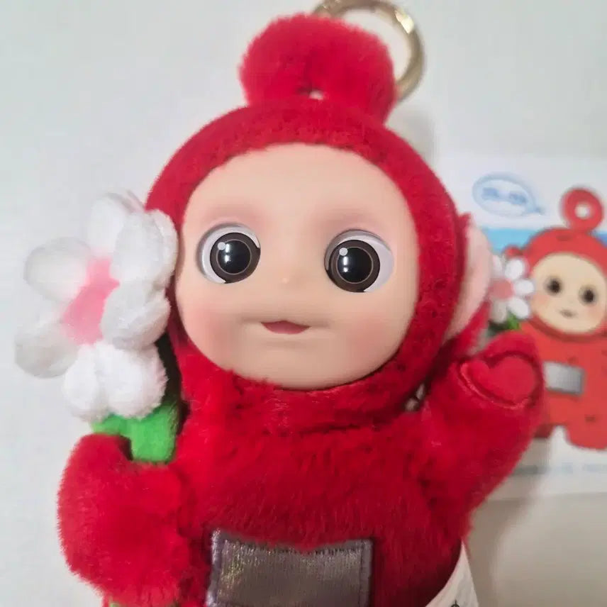 [BUNJANG] Pop Mart Tumbly Tumbly Teletubbies Boi Plush Keychain / (정품)팝마트 텔레토비 뽀 인형키링