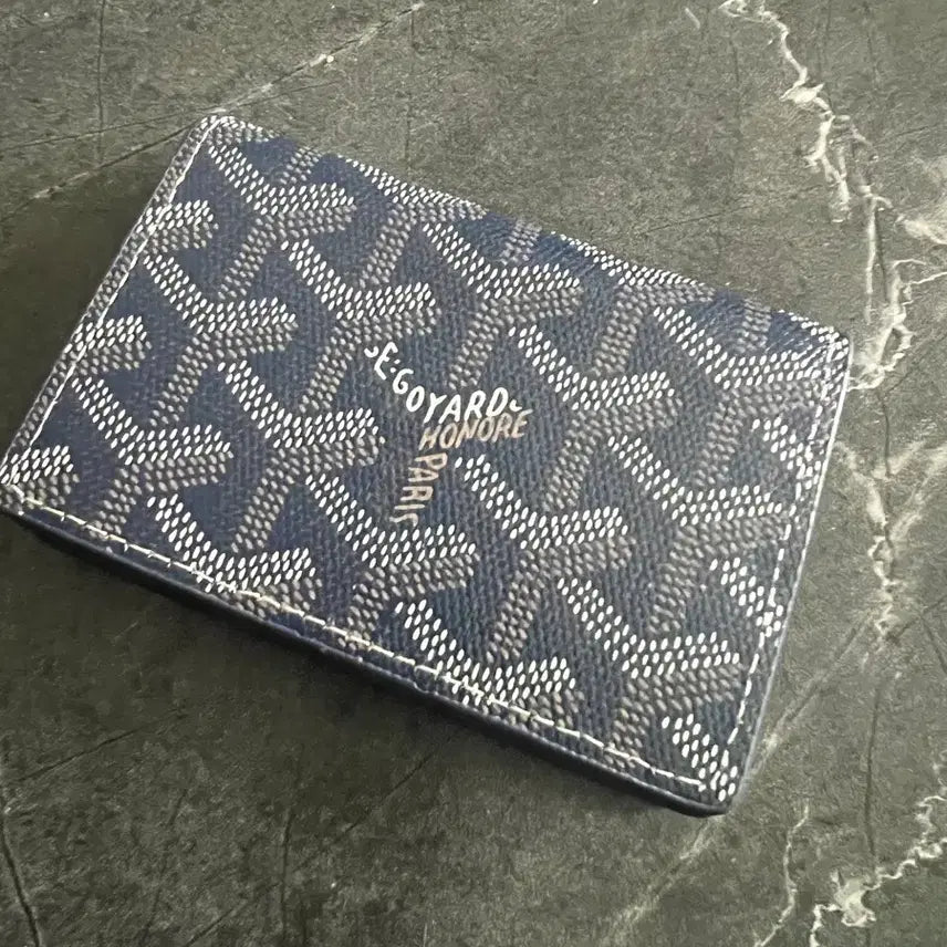 [BUNJANG] Goyard Card Holder Navy / 고야드 카드지갑 네이비