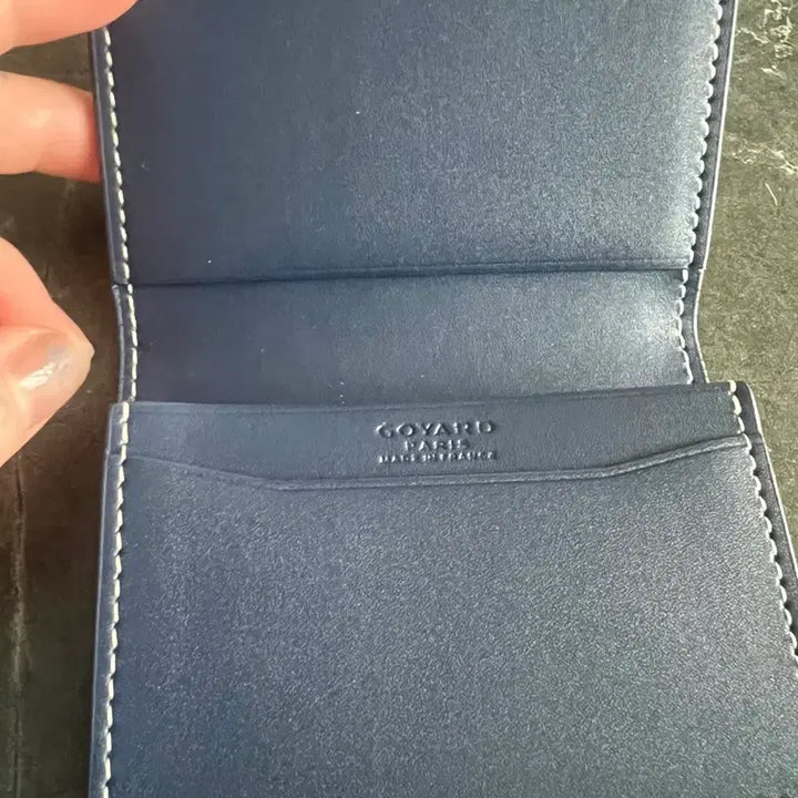 [BUNJANG] Goyard Card Holder Navy / 고야드 카드지갑 네이비