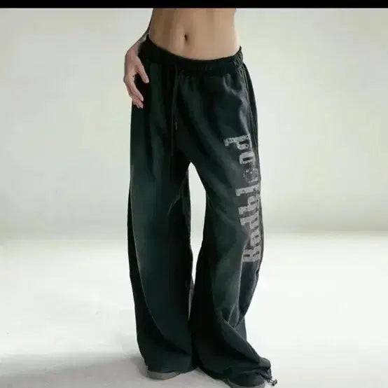 [BUNJANG] Badblood Sun Faded 2 Jogger Black / 배드블러드 선 페이디드2 조거 블랙