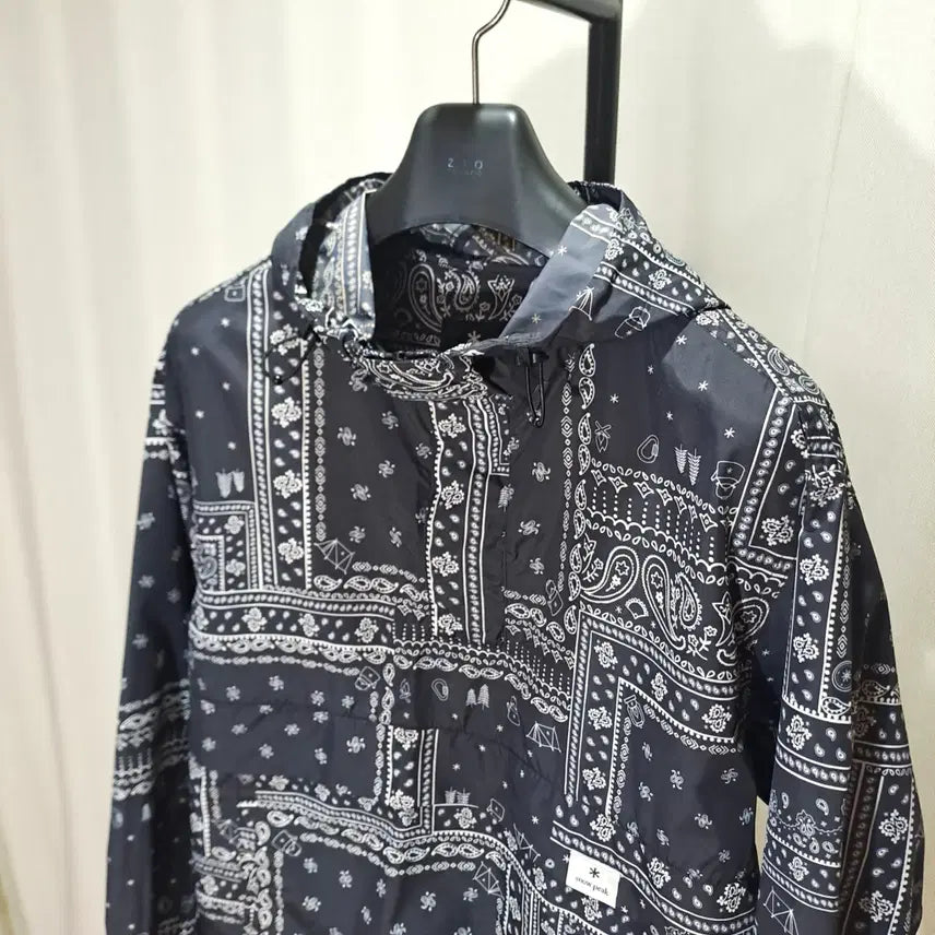 [BUNJANG] Snow Peak Paisley Pattern Anorak - Size M / (택포) 스노우피크 페이즐리 패턴 아노락 M B832