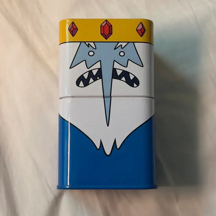 [BUNJANG] Adventure Time Ice King &amp; Jake Tin Case Storage Goods / 하자) 아이스킹 얼음대왕 핀과제이크 어드벤처타임 틴케이스 보관함굿즈