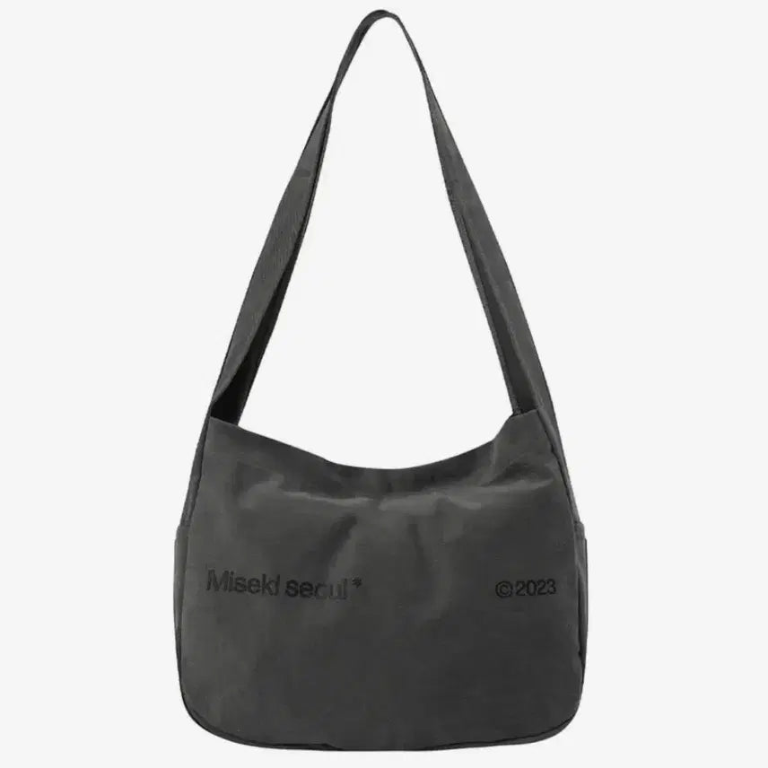 [BUNJANG] Miseki Seoul Big Crossbody Bag Charcoal / 미세키서울 가방 빅 크로스백 챠콜