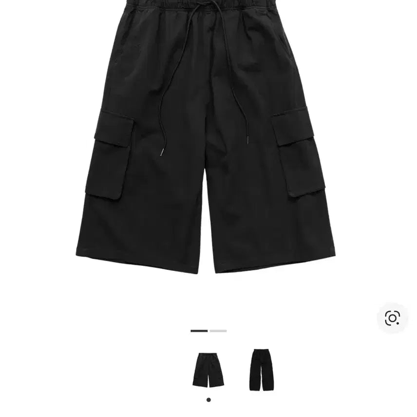 [BUNJANG] Polyture Human Index 1/2 Cargo Pants Black / 2, 구매) 폴리테루 휴먼인덱스 1/2 카고 팬츠 블랙