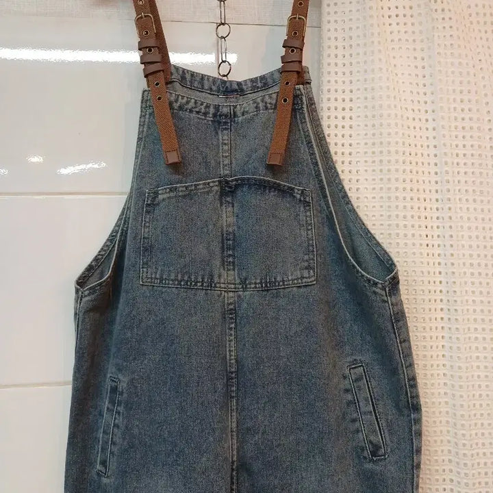 [SOLD OUT] 데님 멜빵바지 점프수트 청바지