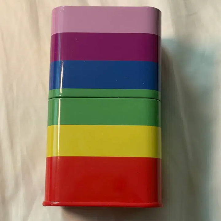 [BUNJANG] Adventure Time Rainbow Unicorn Square Tin Case / 핀과제이크 어드벤처타임 레인보우 유니콘 사각보관함 틴케이스어드벤쳐