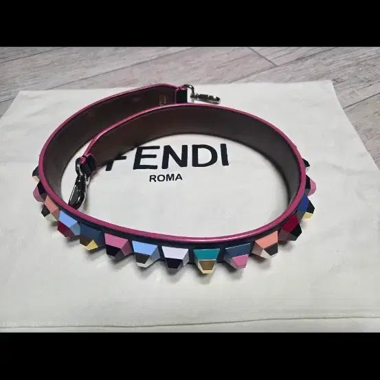 [BUNJANG] Fendi Strap You Multi Stud Shoulder Strap / 펜디 스트랩 유 (NO 1711587)