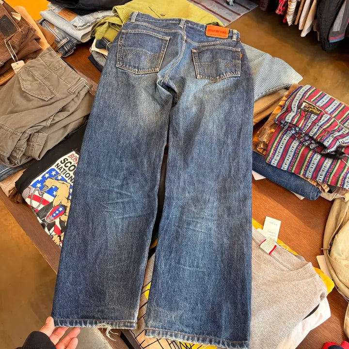 [BUNJANG] Edwin 505XX Selvedge Denim Jeans (Made in Japan) / 에드윈 505XX 지퍼 플라이 셀비지 데님 30 31 일본생산