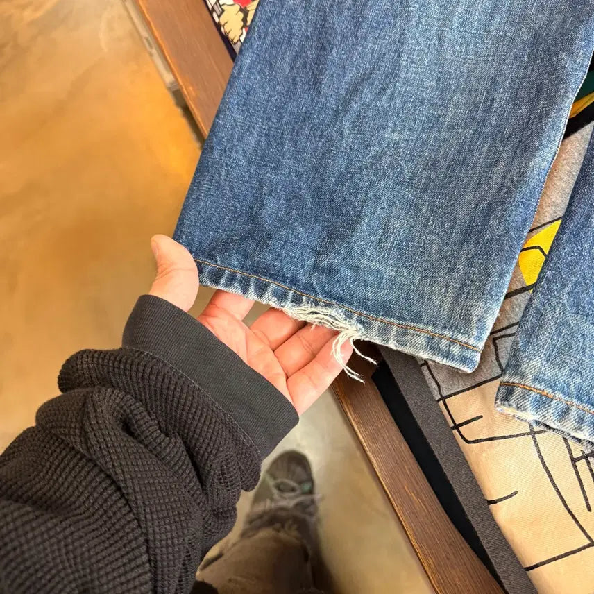 [BUNJANG] Edwin 505XX Selvedge Denim Jeans (Made in Japan) / 에드윈 505XX 지퍼 플라이 셀비지 데님 30 31 일본생산