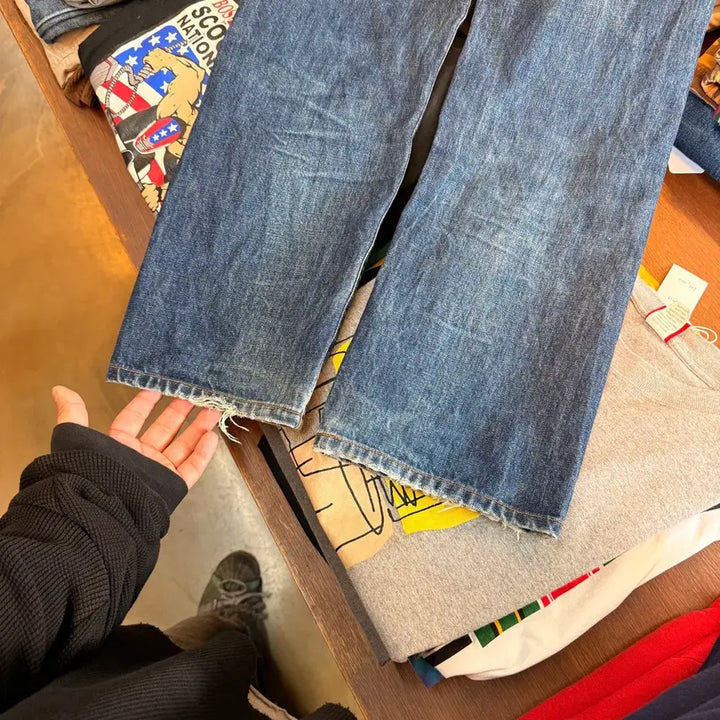 [BUNJANG] Edwin 505XX Selvedge Denim Jeans (Made in Japan) / 에드윈 505XX 지퍼 플라이 셀비지 데님 30 31 일본생산