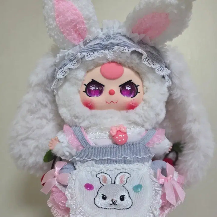 [BUNJANG] 20cm Doll Dress - Rabbit Character Design / 20cm 원피스옷