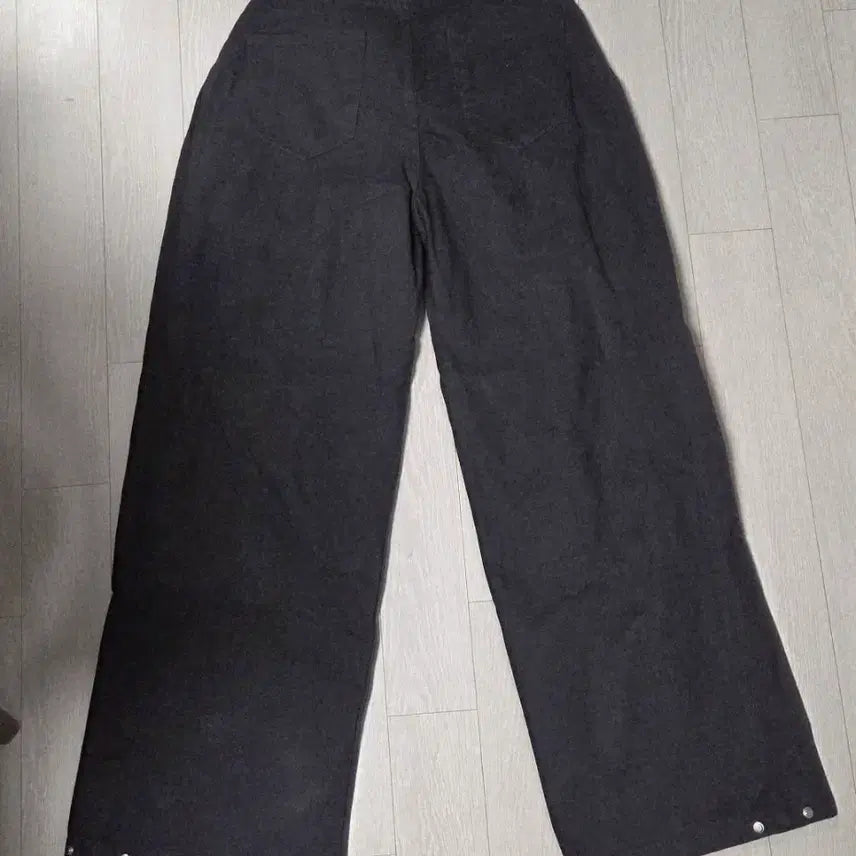 [BUNJANG] Lizard Goldan Cover Side Snap Cotton Pintuck Pants / 리자드 골반 커버 사이드 스냅 코튼 핀턱 팬츠
