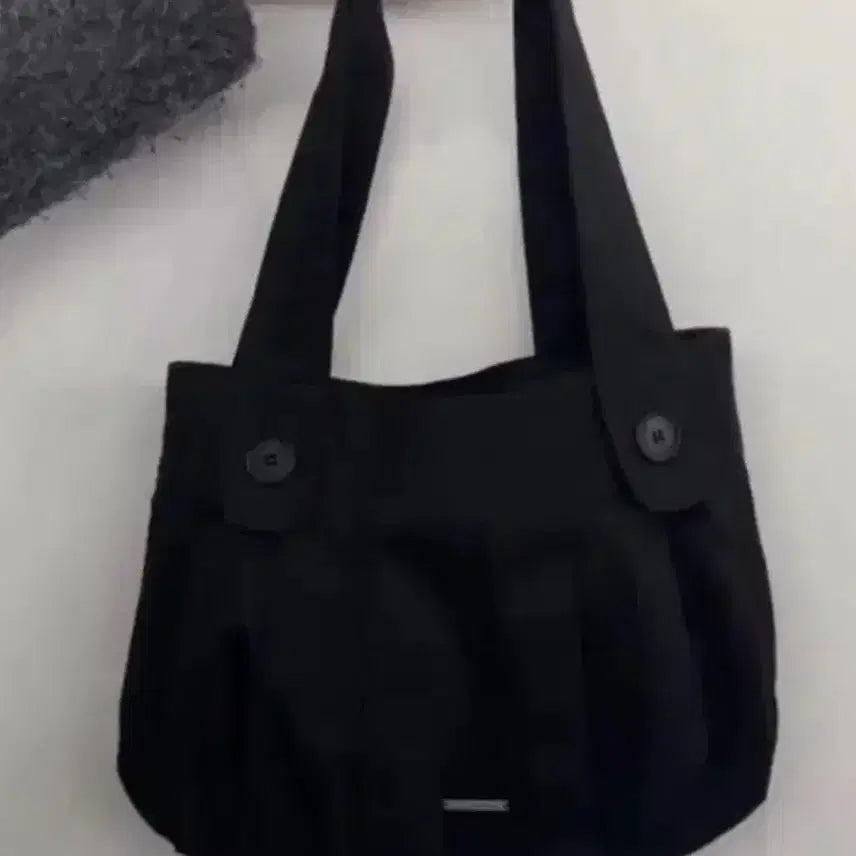 [BUNJANG] Miseki Seoul Pleats Button Mini Shoulder Tote Bag / 미세키서울 플리츠 버튼 미니 숄더 토트백