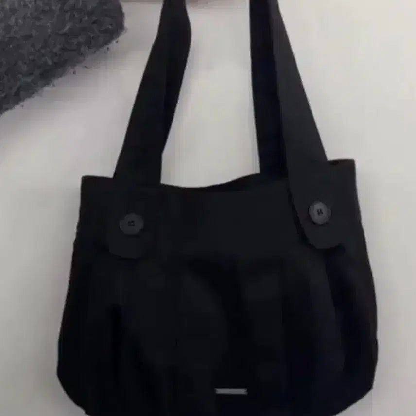 [BUNJANG] Miseki Seoul Pleats Button Mini Shoulder Tote Bag / 미세키서울 플리츠 버튼 미니 숄더 토트백