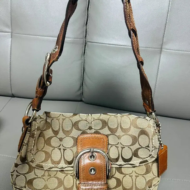[BUNJANG] Coach Signature Pattern Tote Bag / 코치가방