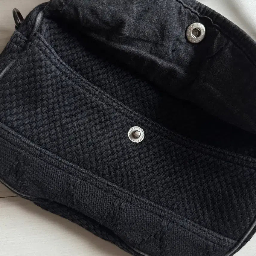 [BUNJANG] Poter Classic Sashiko Bag Black / Poter classic Sashiko bag.black