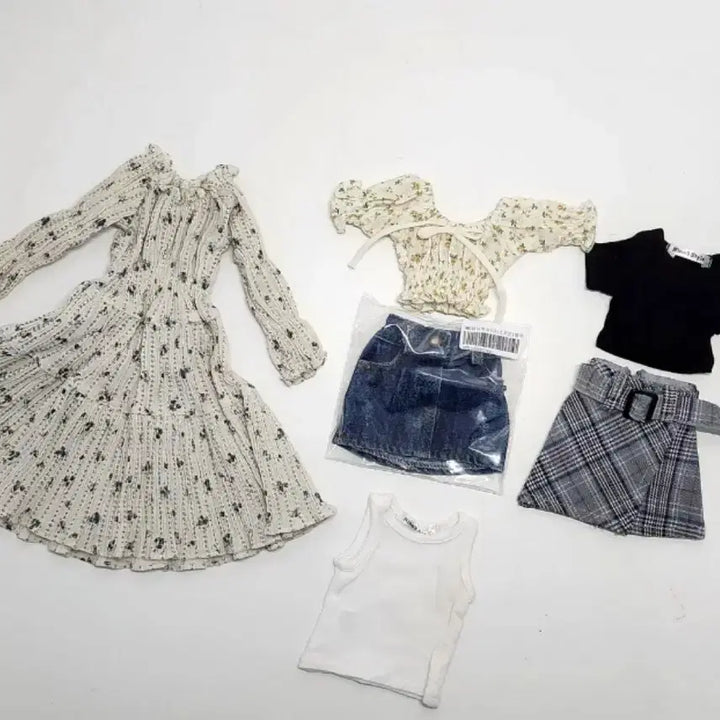[BUNJANG] Nine9 Casual Outfit Bundle (Blouse, Pants, Skirt) + Dreaming Doll Dress for MSD BJD / 구관 msd 옷 일괄 나인나인 블라우스 바지 치마 드리밍돌 원피스 옷