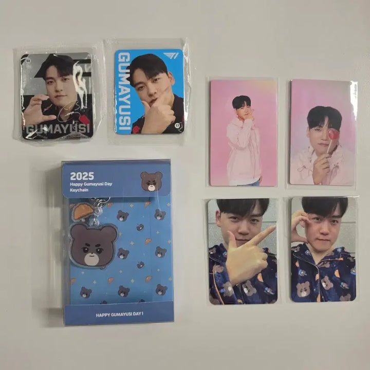 [BUNJANG] T1 Gumayusi Birthday Photocard and Keyring Set / 구마유시 생일 키링 포토카드