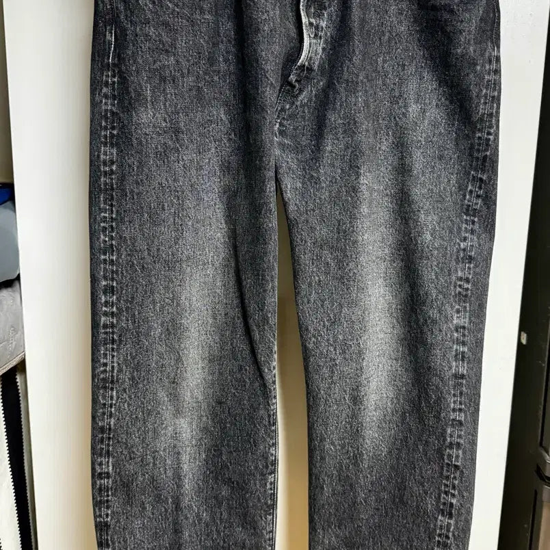 [BUNJANG] Sugar Cane 1947 Black Hard Wash Jeans 36 Size / 슈가케인 14.24oz 1947 블랙 하드워시 36사이즈