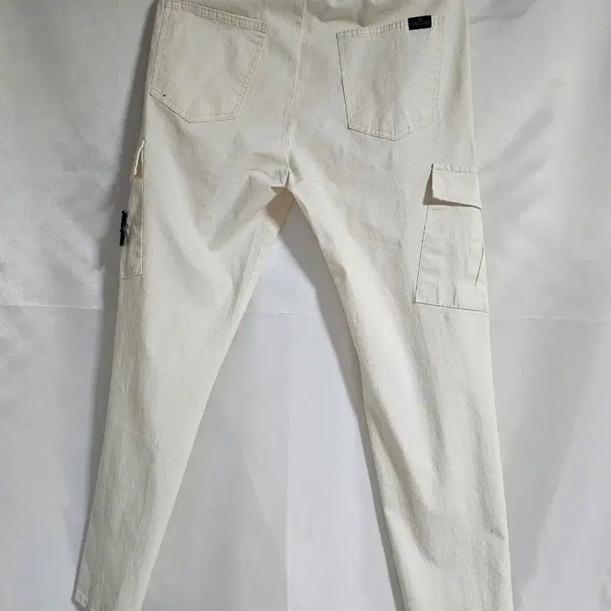 [BUNJANG] Stone Island Ivory Summer Cargo Pants / 스톤아일랜드 아이보리 여름카고 바지