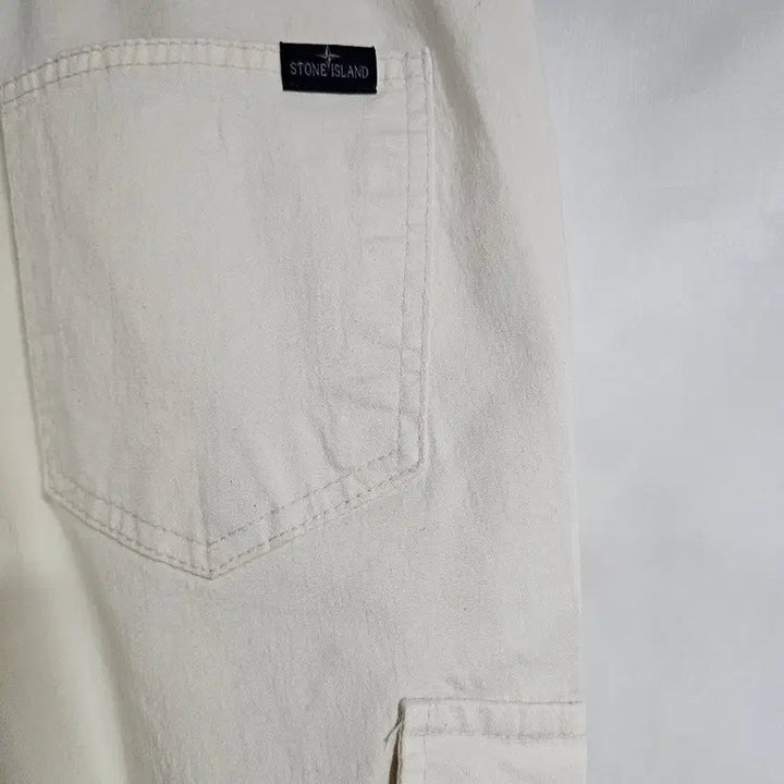 [BUNJANG] Stone Island Ivory Summer Cargo Pants / 스톤아일랜드 아이보리 여름카고 바지