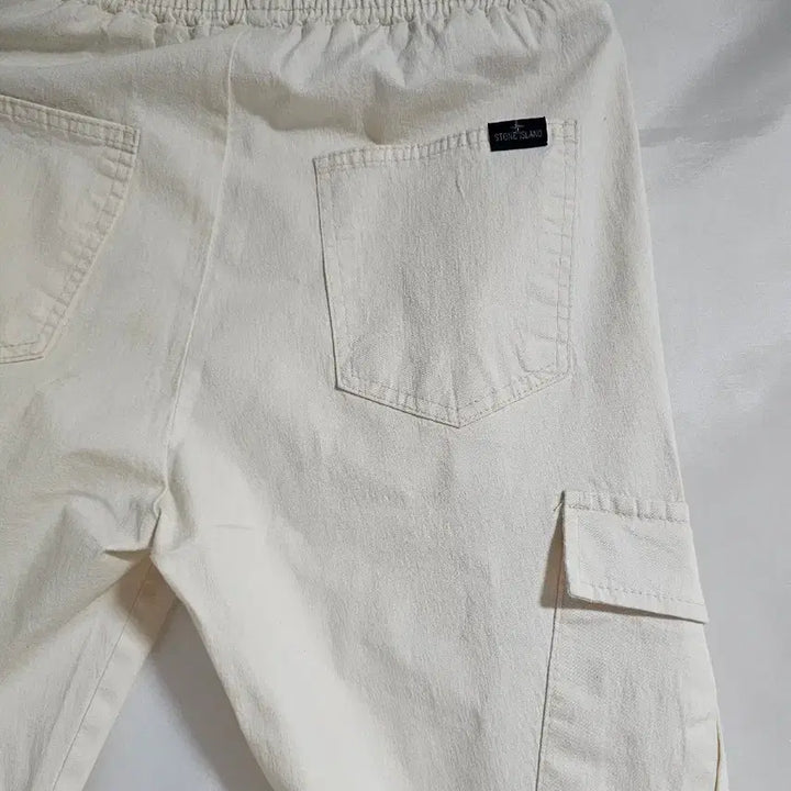 [BUNJANG] Stone Island Ivory Summer Cargo Pants / 스톤아일랜드 아이보리 여름카고 바지