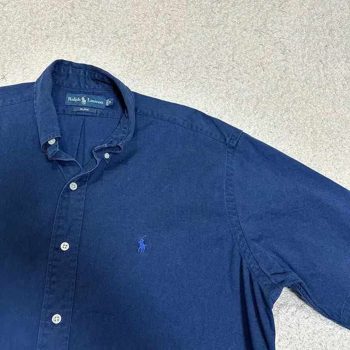 [BUNJANG] Polo Ralph Lauren Navy Short Sleeve Shirt / 폴로 랄프로렌 네이비 반팔 셔츠