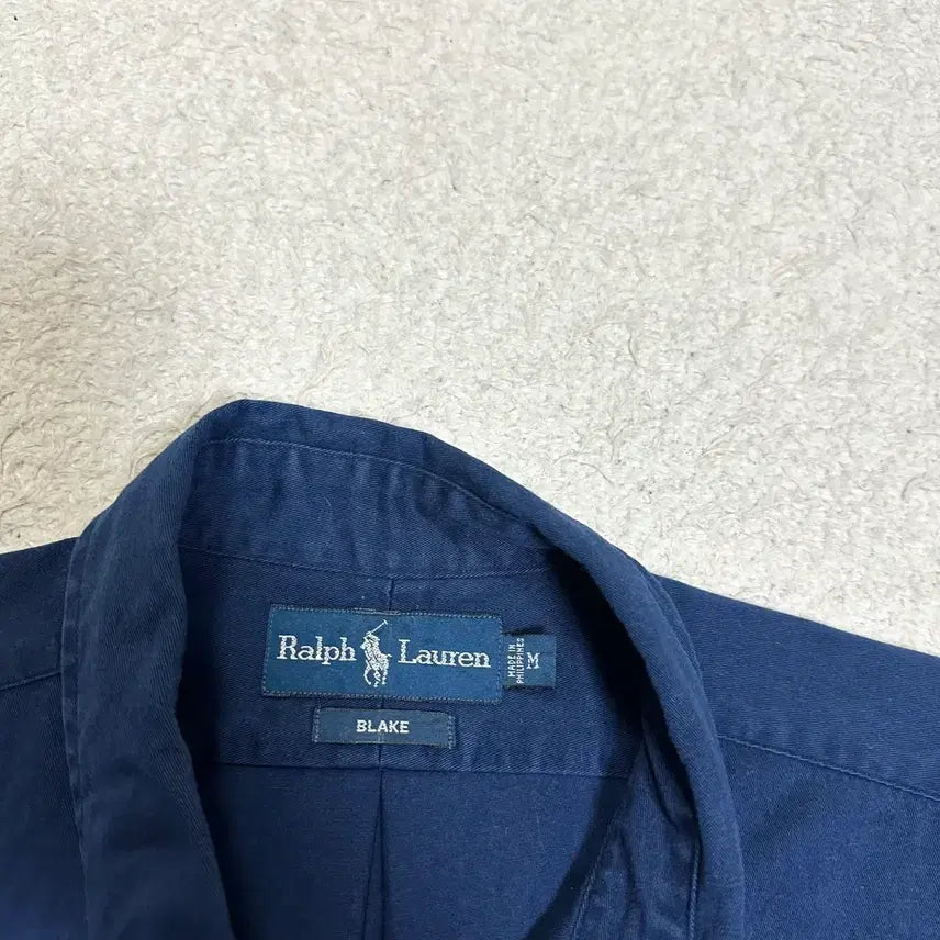 [BUNJANG] Polo Ralph Lauren Navy Short Sleeve Shirt / 폴로 랄프로렌 네이비 반팔 셔츠