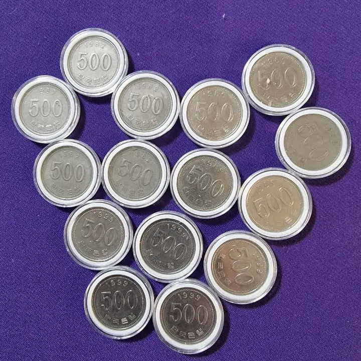 [BUNJANG] 1982, 1989, 1999 500 KRW Commemorative Coin Set / 1982년 초년도주화 1989년. 1999년 준특년도 주화 분양