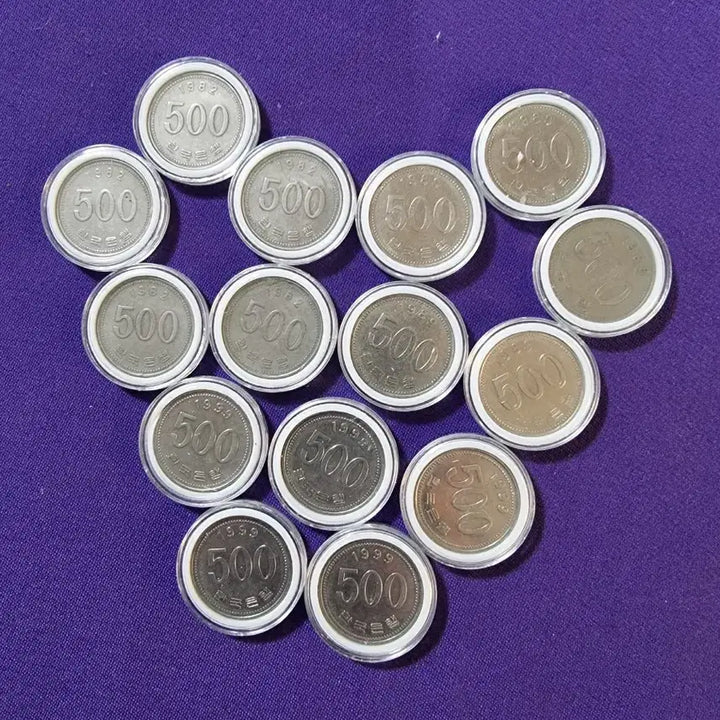 [BUNJANG] 1982, 1989, 1999 500 KRW Commemorative Coin Set / 1982년 초년도주화 1989년. 1999년 준특년도 주화 분양
