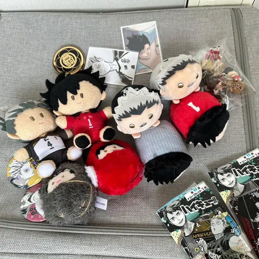 [BUNJANG] Haikyuu!! Bokuto Koutarou, Kuroo Tetsurou Merchandise Bundle (Tsumume, Yori Nui, Mini Acrylic Block) / 하이큐 보쿠토, 쿠로오 굿즈 (쯔무, 요리누이, 미니 아크릴블록 등)