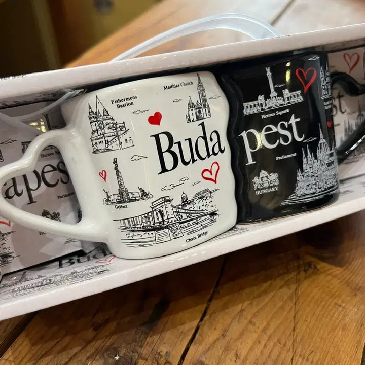 [BUNJANG] Budapest Landmark Souvenir Cup Set / 헝가리 부다페스트 기념컵 셋트