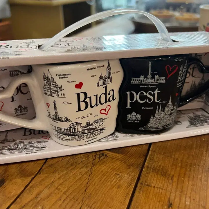 [BUNJANG] Budapest Landmark Souvenir Cup Set / 헝가리 부다페스트 기념컵 셋트