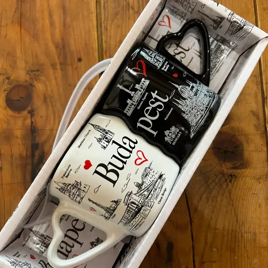 [BUNJANG] Budapest Landmark Souvenir Cup Set / 헝가리 부다페스트 기념컵 셋트