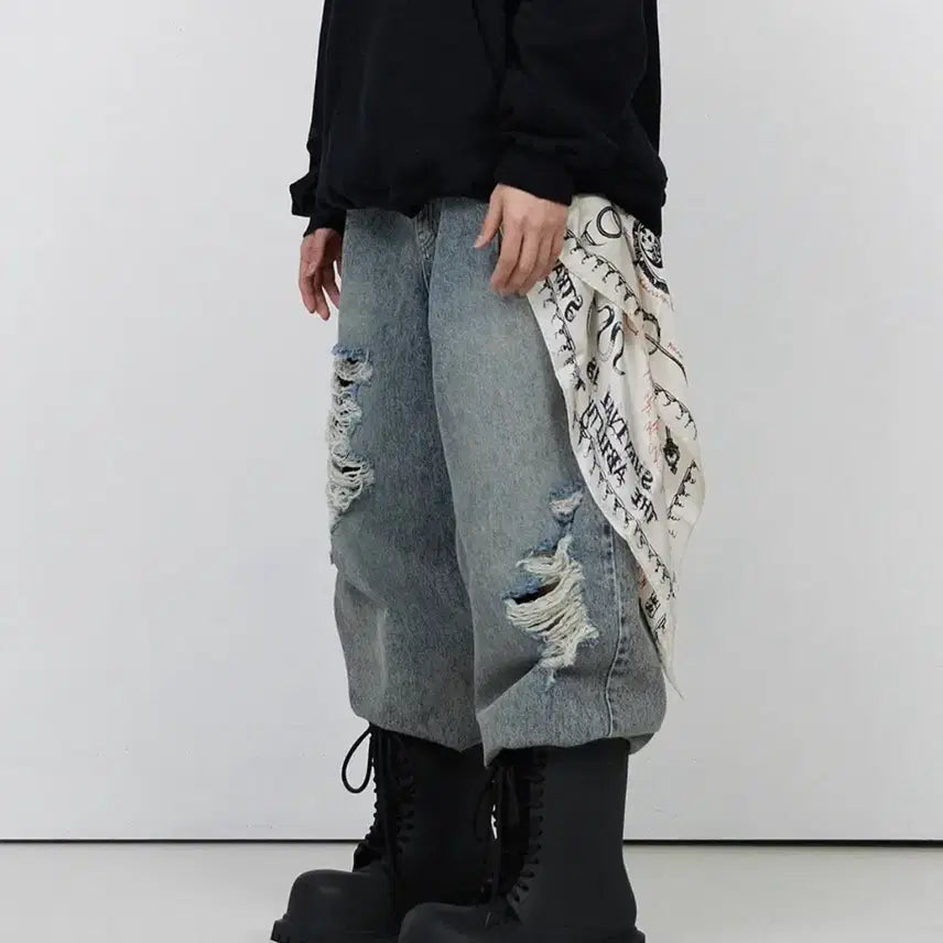 [BUNJANG] Unisex Wide Pants Size 28 / 와이드 팬츠
