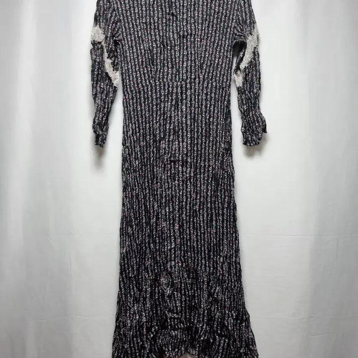 [BUNJANG] Sandro Flower Pattern Lace Long Dress / 산드로 Sandro 플라워 패턴 레이스 롱 원피스