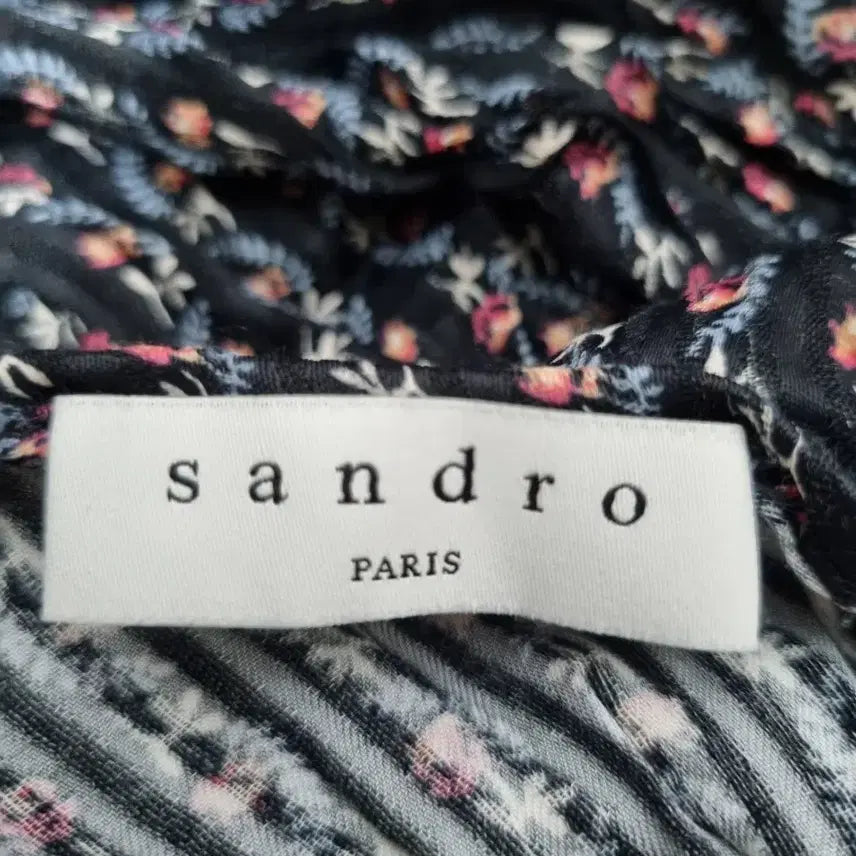 [BUNJANG] Sandro Flower Pattern Lace Long Dress / 산드로 Sandro 플라워 패턴 레이스 롱 원피스