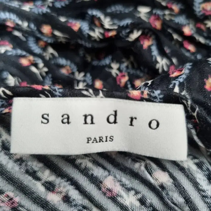 [BUNJANG] Sandro Flower Pattern Lace Long Dress / 산드로 Sandro 플라워 패턴 레이스 롱 원피스