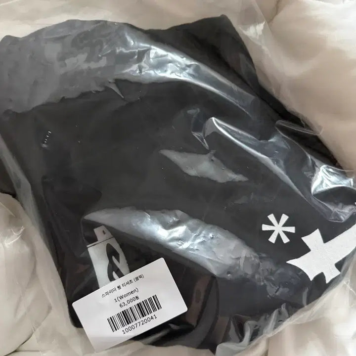 [BUNJANG] Magnesium Carbonate Spider Web T-Shirt Black Size 1 / 탄산마그네슘 스파이더 웹 티셔츠 블랙 1사이즈